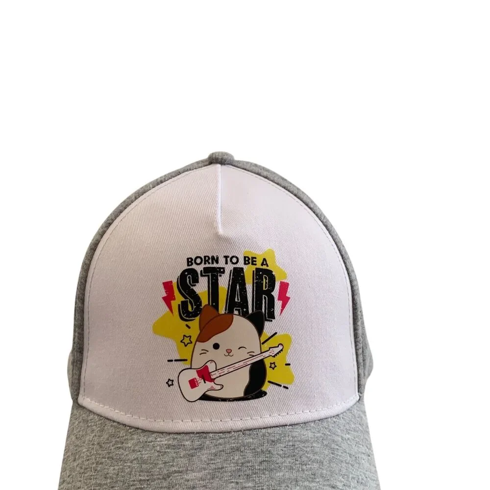 Squishmallows Youth Girls Kids Adjustable Born To Be A Star Baseball Hat Cap New